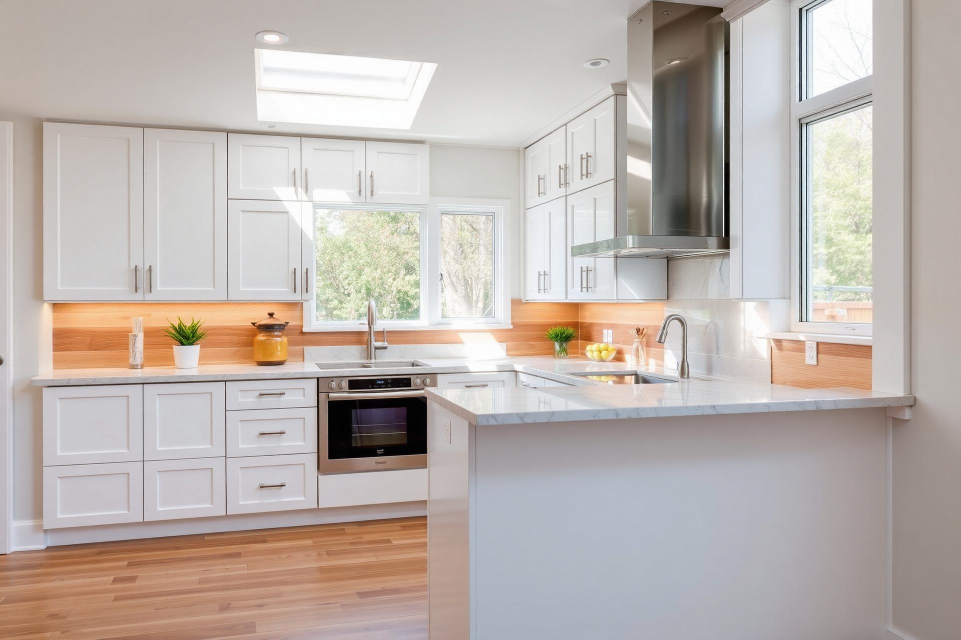 Modern remodeled kitchen